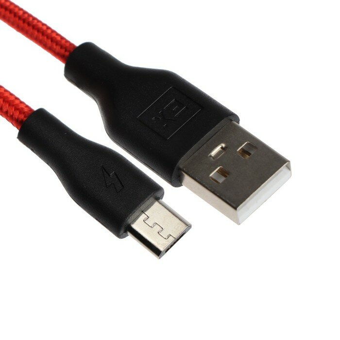 Кабель Classic EX-K-494 microUSB - USB 1 м красный