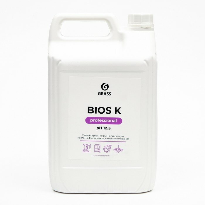 Высококонцентрированное щелочное средство Bios K, 5,6 кг - фотография № 2