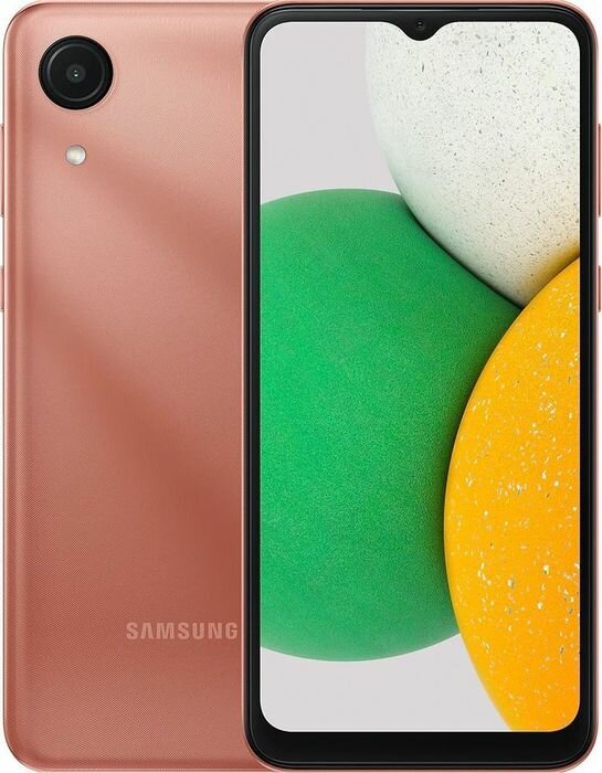 Смартфон Samsung Galaxy A03 Core 2/32Gb (SM-A032FZCDAFC), медный