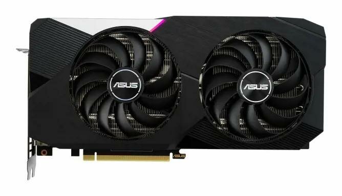 Видеокарта Asus Dual GeForce RTX 3060 Ti V2 OC Edition DUAL-RTX3060TI-O8G-V2, 8Gb