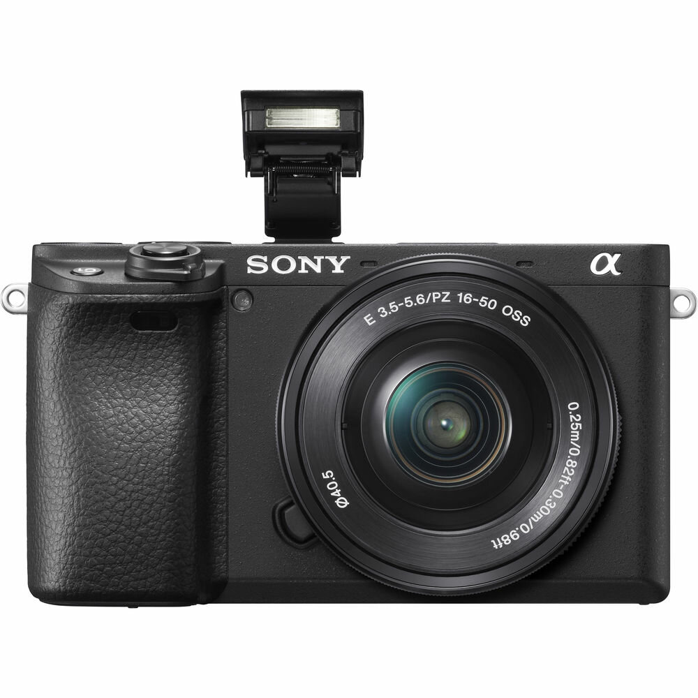 Sony Alpha ILCE-6400 Kit E PZ 16–50 мм F3.5–5.6 OSS (SELP1650), черный