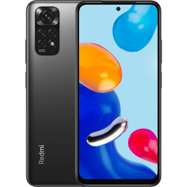 Смартфон Xiaomi Redmi Note 11 NFC 4 128Gb RU Mysterious Black