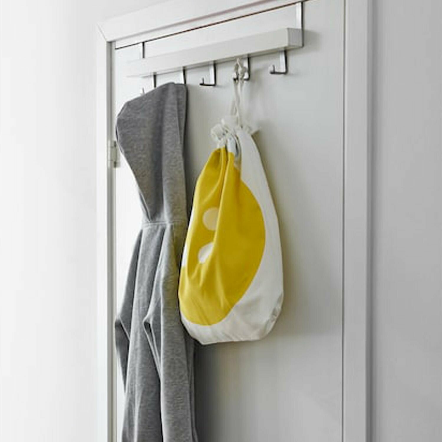 TJUSIG Вешалка для двери / стены Белый IKEA - фотография № 3