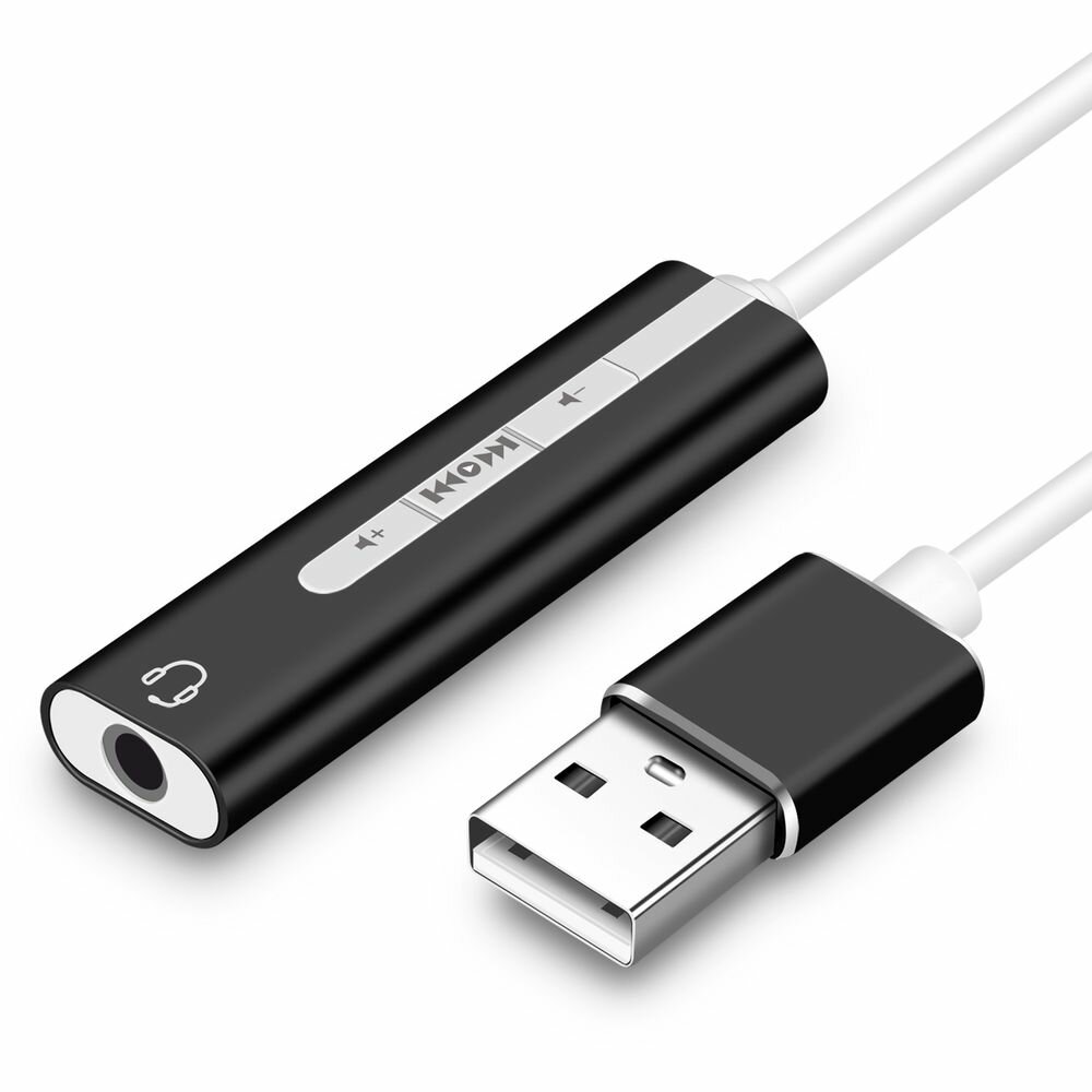 Внешняя звуковая карта Z60 USB 2.0 - jack 3,5 мм