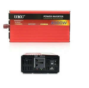 Инвертор напряжения 24-220V UKC 4000W (2000W)