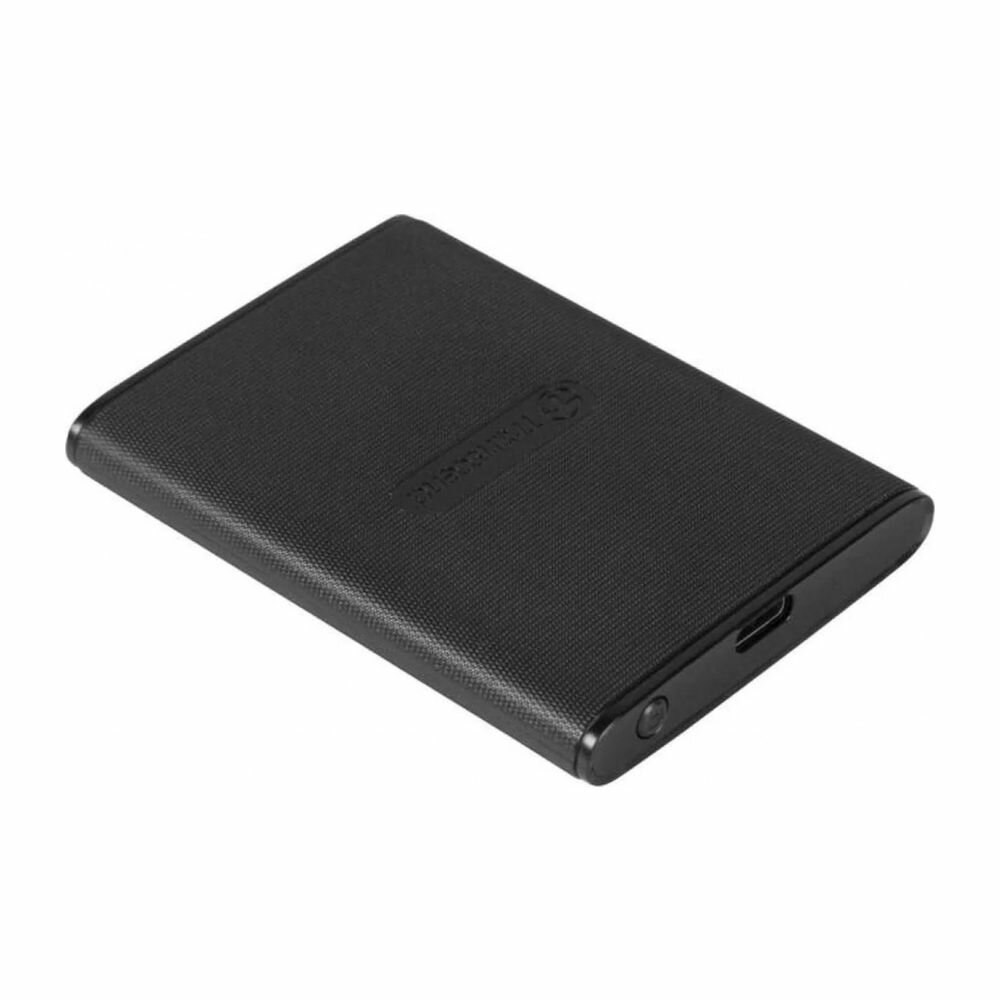 Внешний External SSD Transcend 500Gb ESD270C /TS500GESD270C/ (USB3.1 gen 2, Type C 520/460Mbs, 3D NAND, 77x56x10mm, 35g) Black