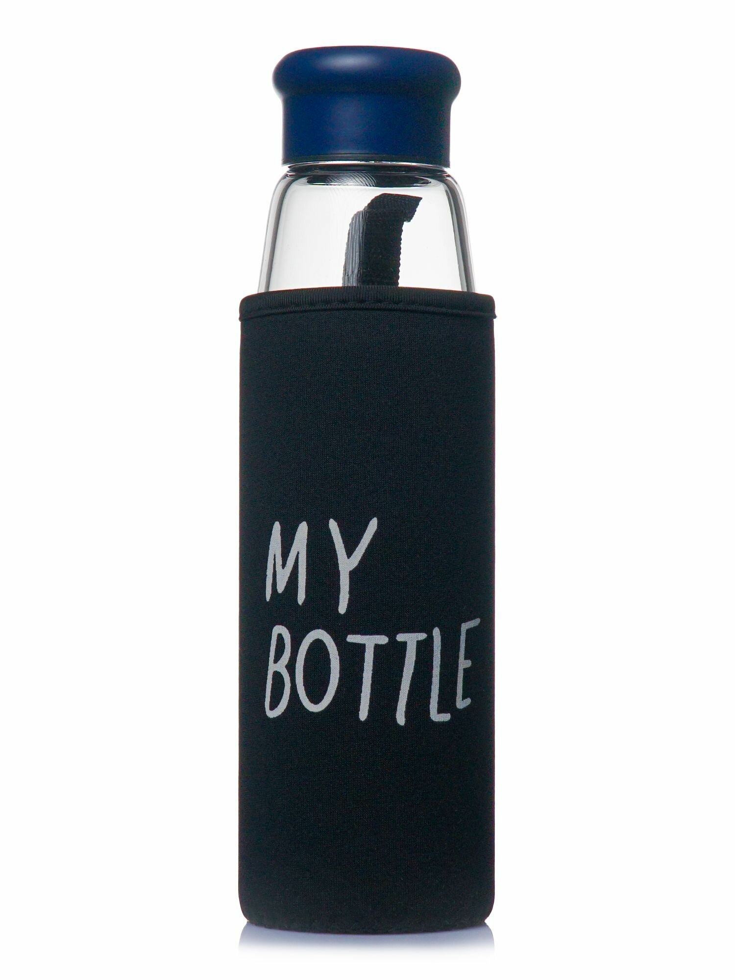 Стеклянная бутылка 600 мл с чехлом "My Bottle" - фотография № 5
