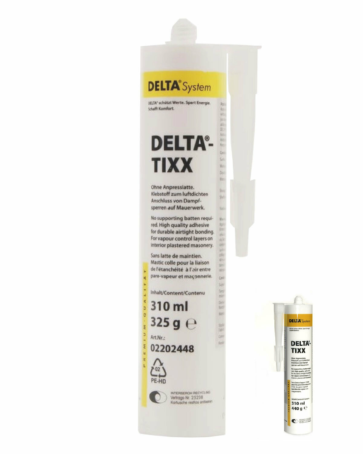 Клей для герметизации и соединения пароизоляционной плёнки DELTA-TIXX 310мл - фотография № 1