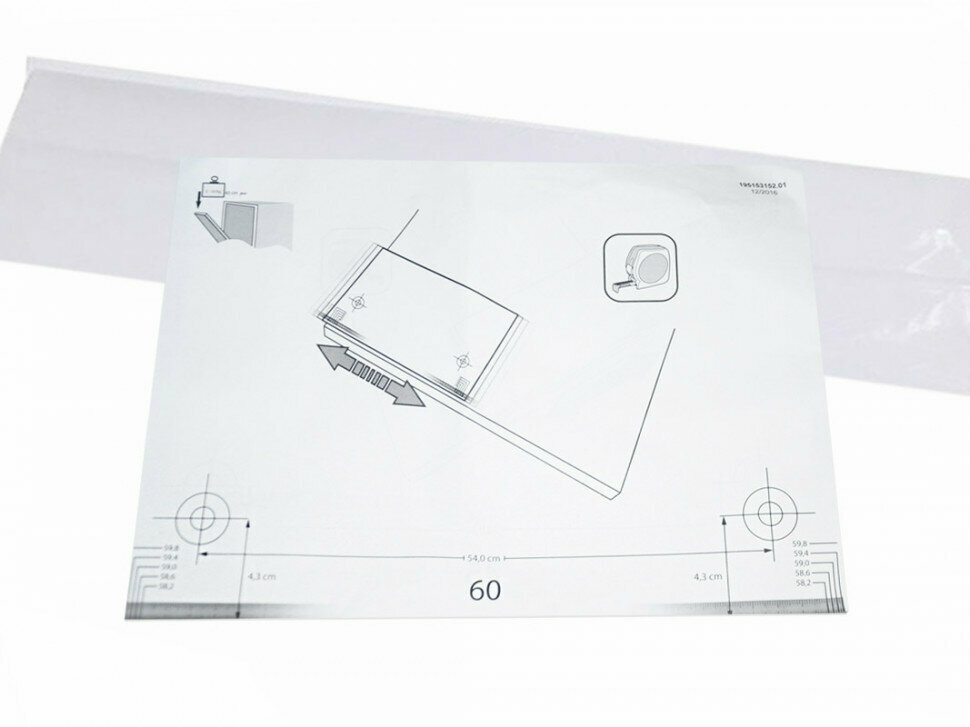 Монтажный комплект установки посудомоечной машины INDESIT, ARISTON (45/60см), зам. C00301749 C00534183 - фотография № 2