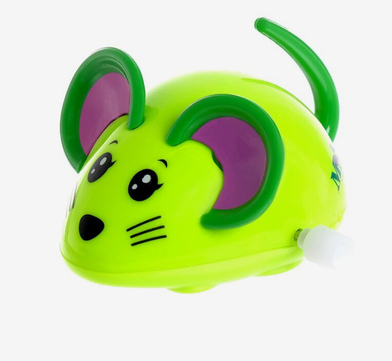 Заводная игрушка Мышка для малышей / Развивающая игрушка, 1 шт / Цвет-сюрприз