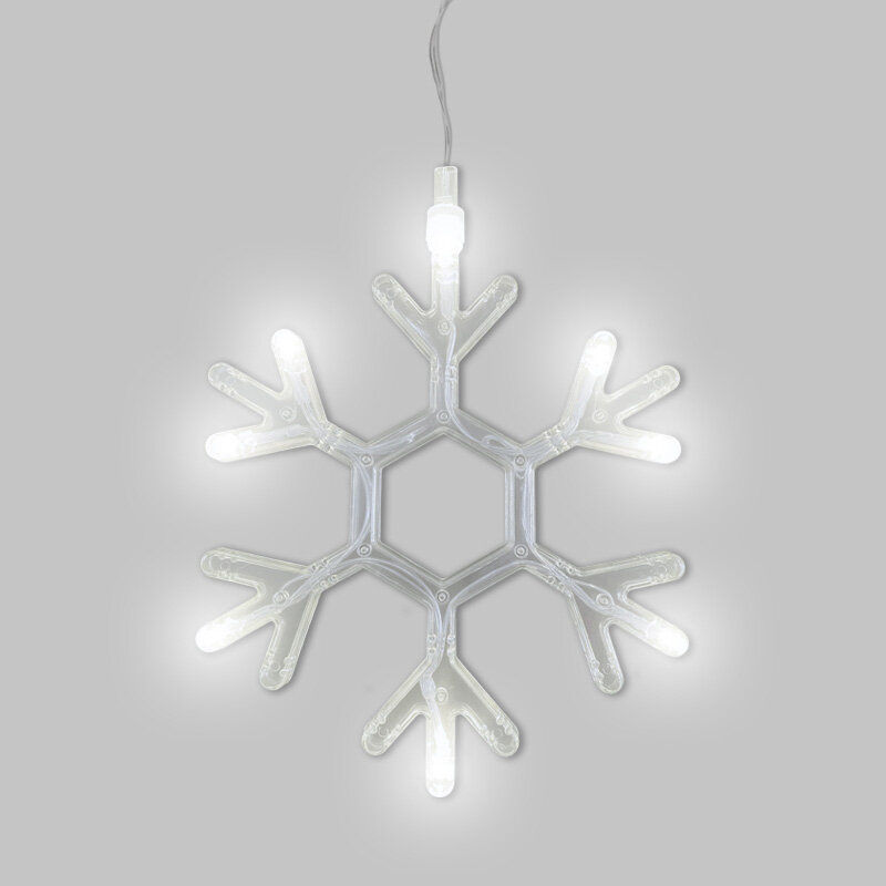 Neon-night Фигура светодиодная «Снежинка» на присоске с подвесом 501-019