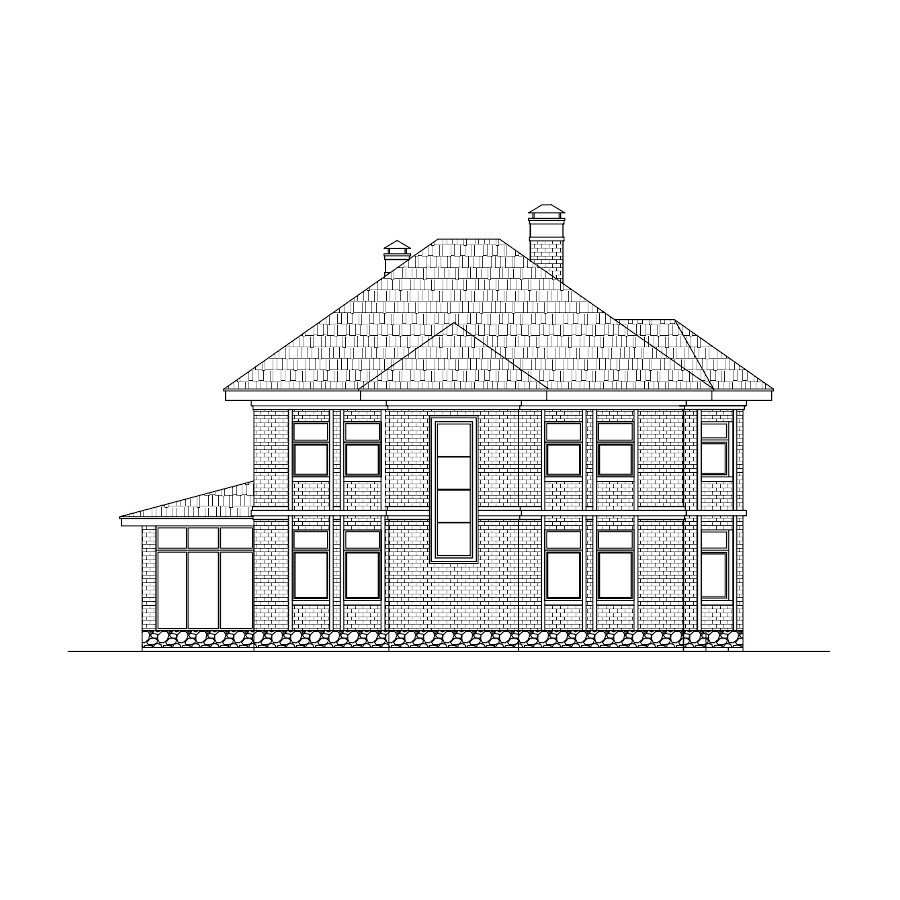 62-41AL-Catalog-Plans - Проект двухэтажного дома из газобетона с террасой - фотография № 6