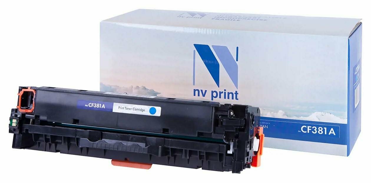 Картридж лазерный NV-Print NV-CF381AC, синий