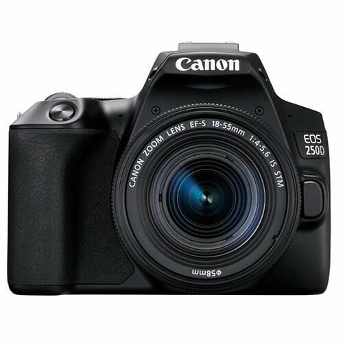 Цифровая зеркальная камера с объективом Canon EOS 250D Digital SLR with 18-55mm f4.0-5.6 STM IS Lens