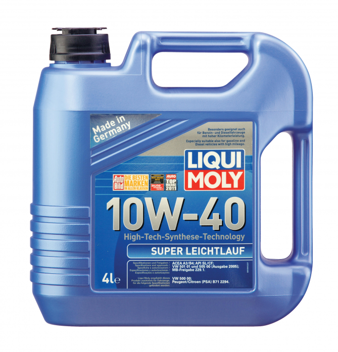 Масло моторное LIQUI MOLY Super Leichtlauf 10w40 (4л) ПолуСинтетика 1916