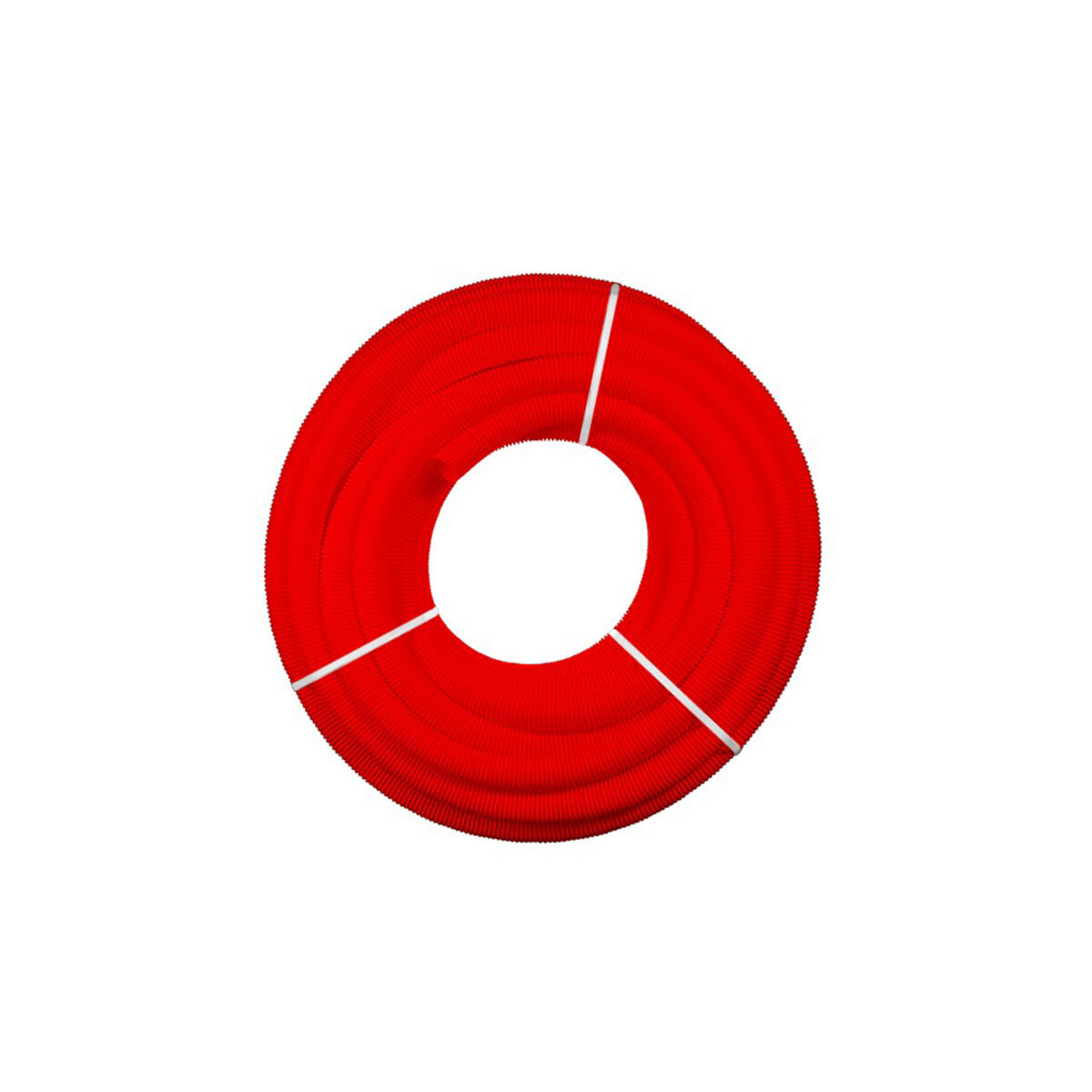 Шланг гофрированный Orio 30 м диаметр 25 мм красный