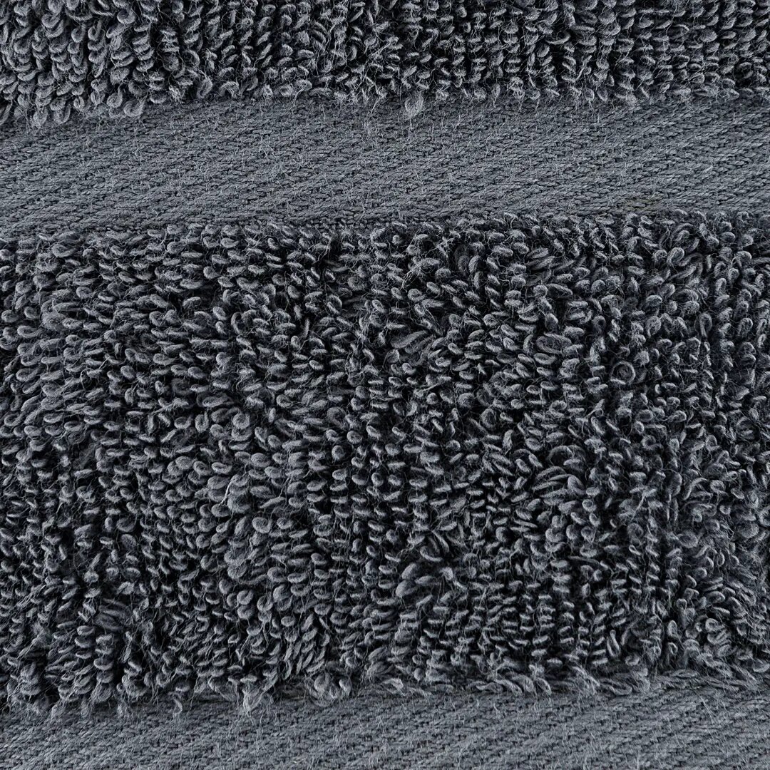 Полотенце махровое Cleanelly 70x130 см цвет серый - фотография № 2