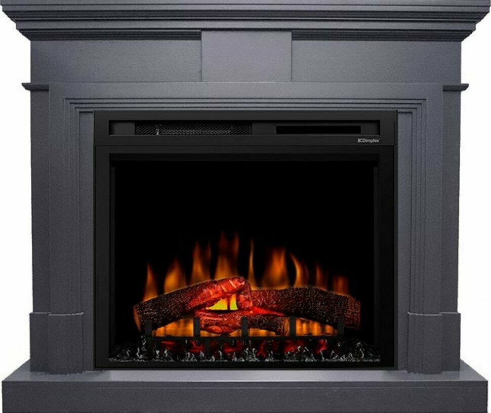 Каминокомплект Dimplex Optiflame Coventry Graphite Grey серый графит (высота 1000мм) с очагом XHD28L-INT