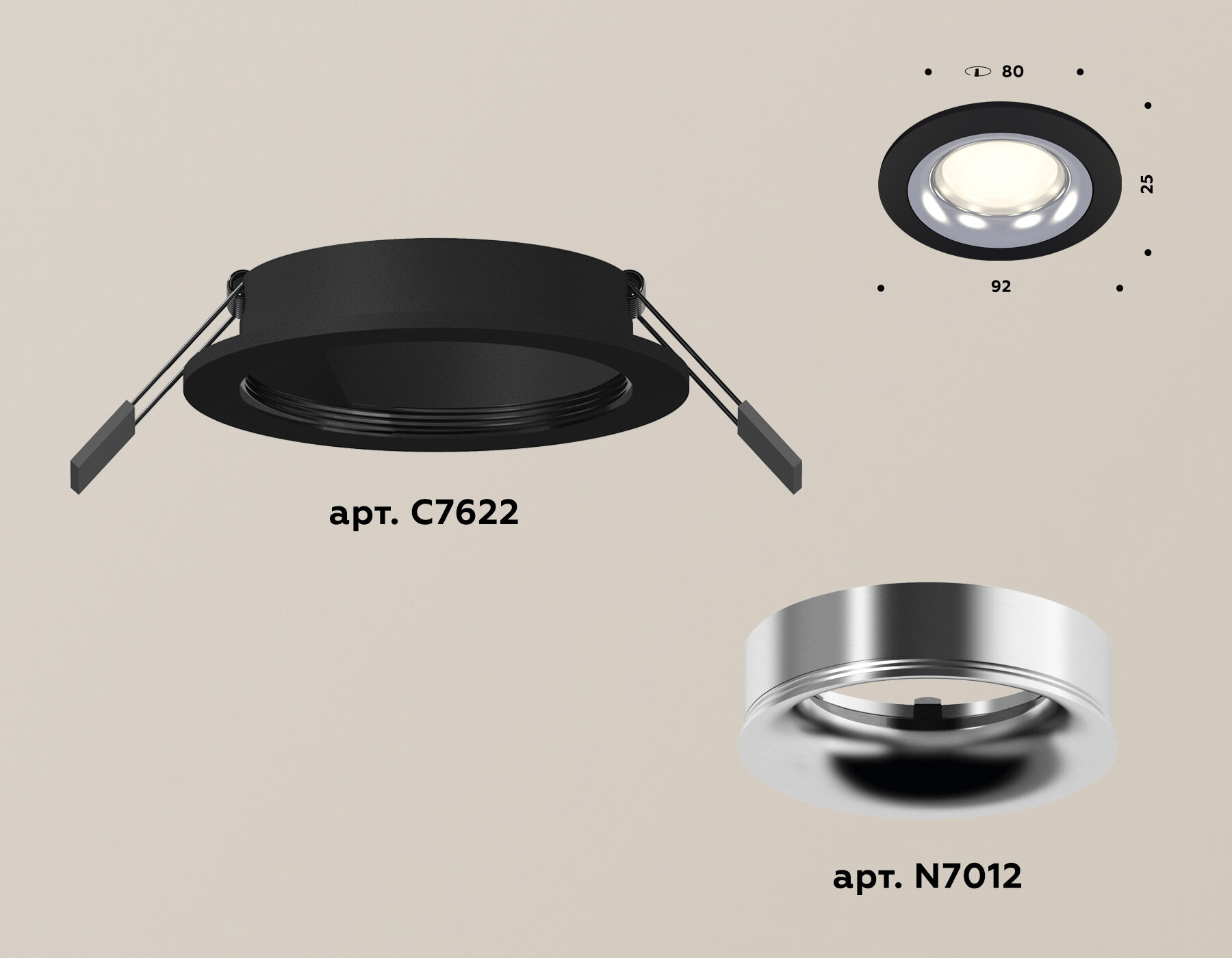 Ambrella light Встраиваемый светильник Ambrella light Xc Techno Spot XC7622003 (C7622, N7012) - фотография № 2