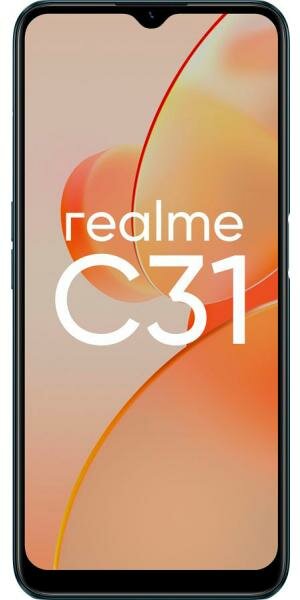 Смартфон Realme C31 32Gb 3Gb зеленый моноблок 3G 4G 6.52 720x1600 Android 11 13Mpix 802.11 b/g/n NFC GPS GSM900/1800 GSM1900 TouchSc microSD