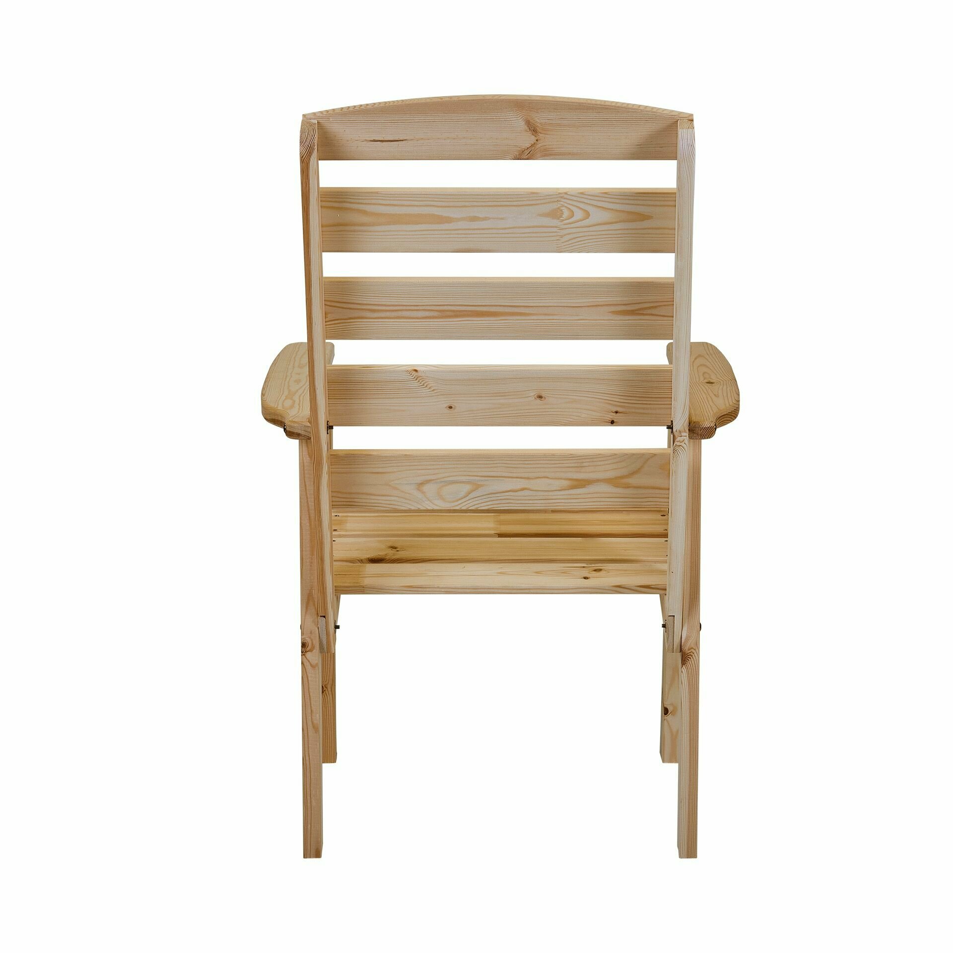 Кресло деревянное для сада и дачи с высокой спинкой, фрозо - фотография № 6