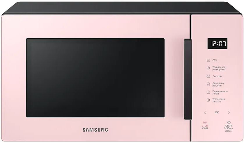 Микроволновая Печь Samsung MS23T5018AP/BW 23л. 800Вт розовый