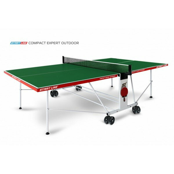 Теннисный стол START LINE COMPACT EXPERT OUTDOOR GREEN