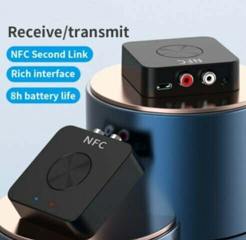 BT-21 NFC Bluetooth 5.0 Приемник и передатчик RCA 3.5 мм AUX Audio Adapter