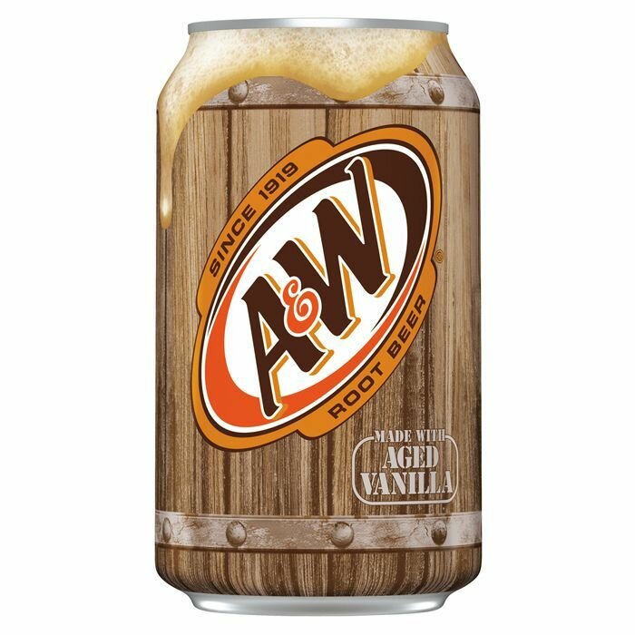 Газированный напиток A&W Root Beer (безалкогольное корневое пиво) (США), 355 мл (6 шт) - фотография № 2