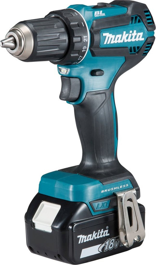 Дрель-шуруповерт Makita DDF485RAJ 2Ач, с двумя аккумуляторами