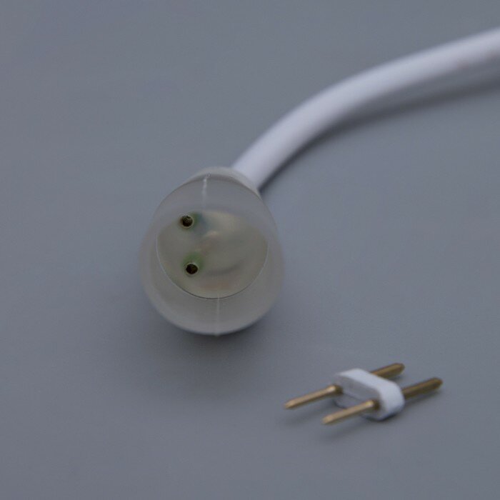 Шнур питания Luazon Lighting для гибкого неона 16 мм, до 50 метров, 220 В - фотография № 2
