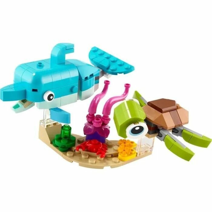 Конструктор LEGO Creator 31128 "Дельфин и черепаха" - фото №2