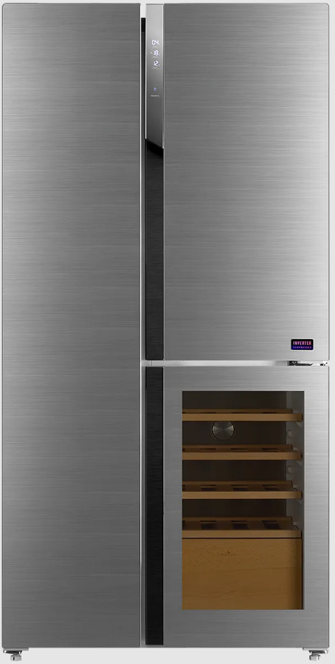 Холодильник отдельностоящий RFWI 1890 SIG, серебристый