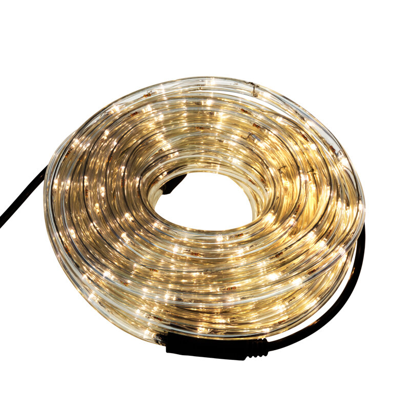 Гирлянда NEON-NIGHT дюралайт LED, свечение с динамикой (3W), 24LED/м, теплый белый, 14м - фото №3