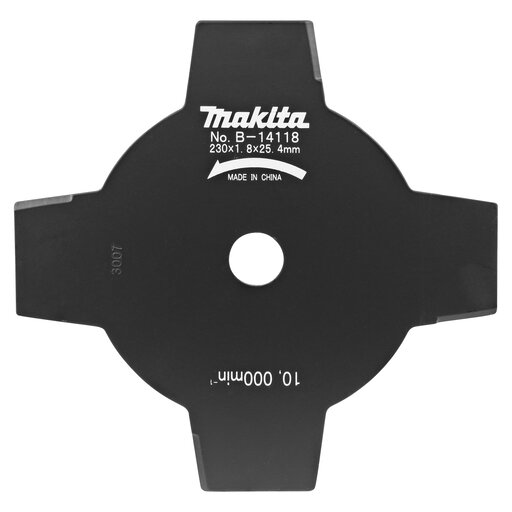 Нож 4 зуба d- 230x254мм для бензокосы (триммера) MAKITA RBC2500