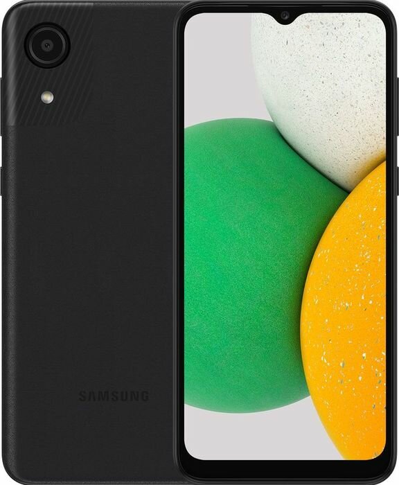 Смартфон Samsung Galaxy A03 4/64Gb (SM-A035FZKGCAU), черный