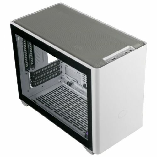 Корпус mini-ITX Cooler Master MasterCase NR200P белый, без БП, с окном, 2*USB 3.2, audio