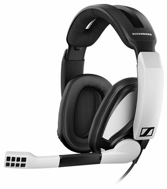 Компьютерная гарнитура Sennheiser GSP 301 черный/белый (507202)