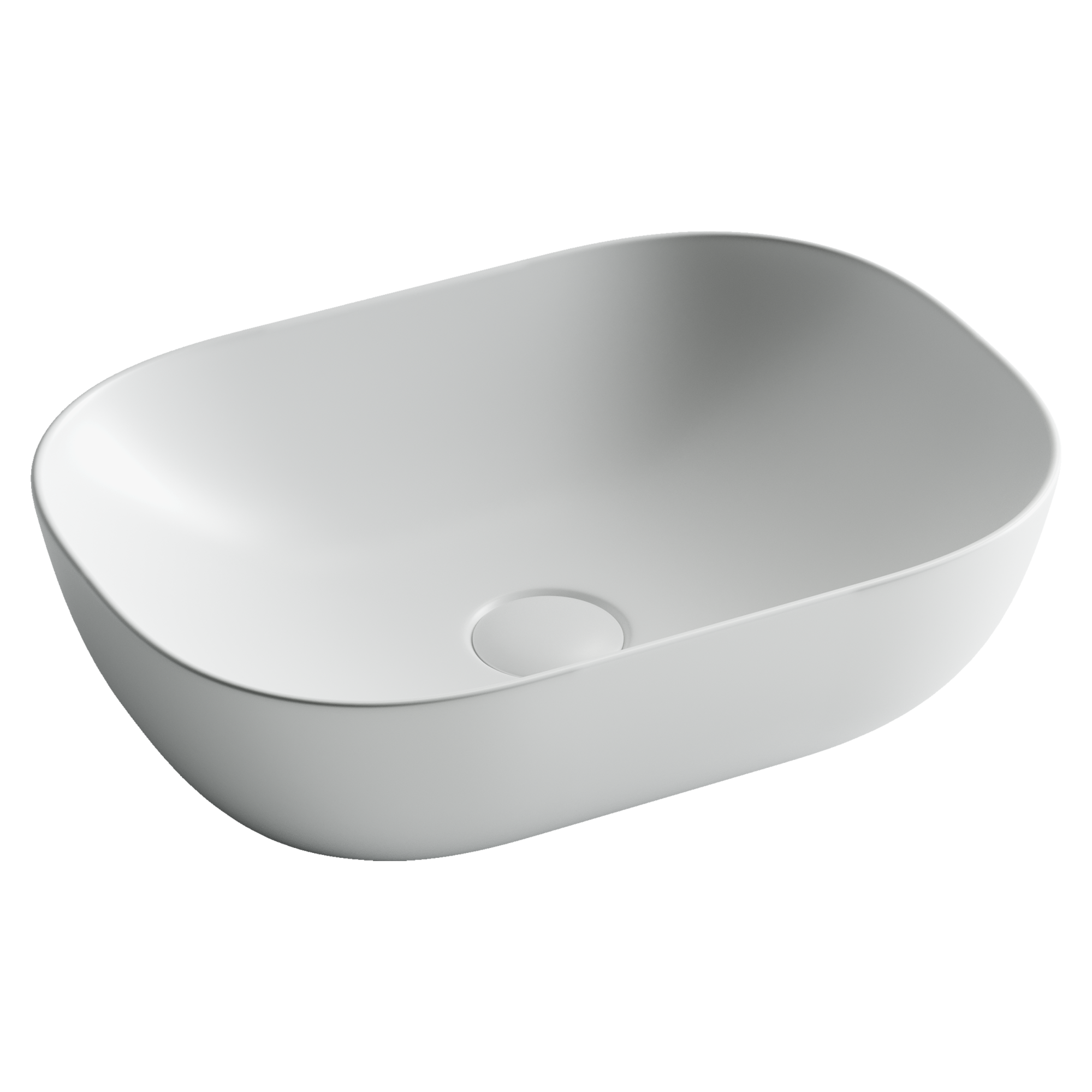 Раковина накладная Ceramica Nova Element CN6009MW 45.5х32.5 см белый матовый