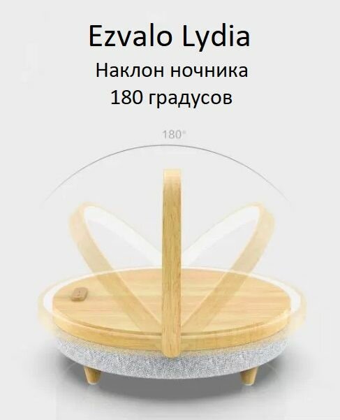 Настольная лампа Ezvalo Wireless Charging Lamp LYYD01 (Wood pattern) - фотография № 5