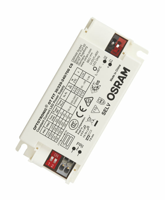 ЭПРА для светодиодов OSRAM OT FIT 30/220…240/700 CS (500 / 600 / 700mA 25…42V 97*43*29.5mm 30000h) - драйвер OSRAM