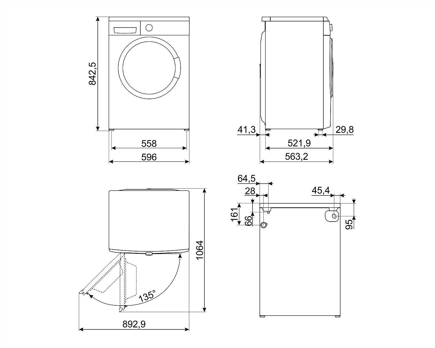 Стиральная машина Smeg WM3T84RU - фотография № 2