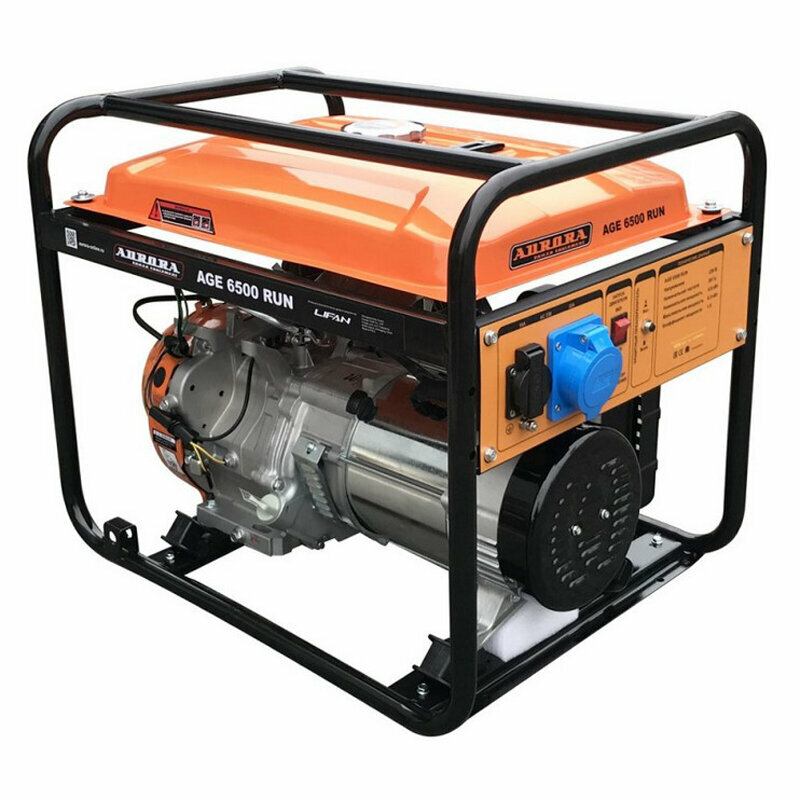 фото Бензогенератор Aurora AGE 6500 RUN (увеличенный топливный бак)
