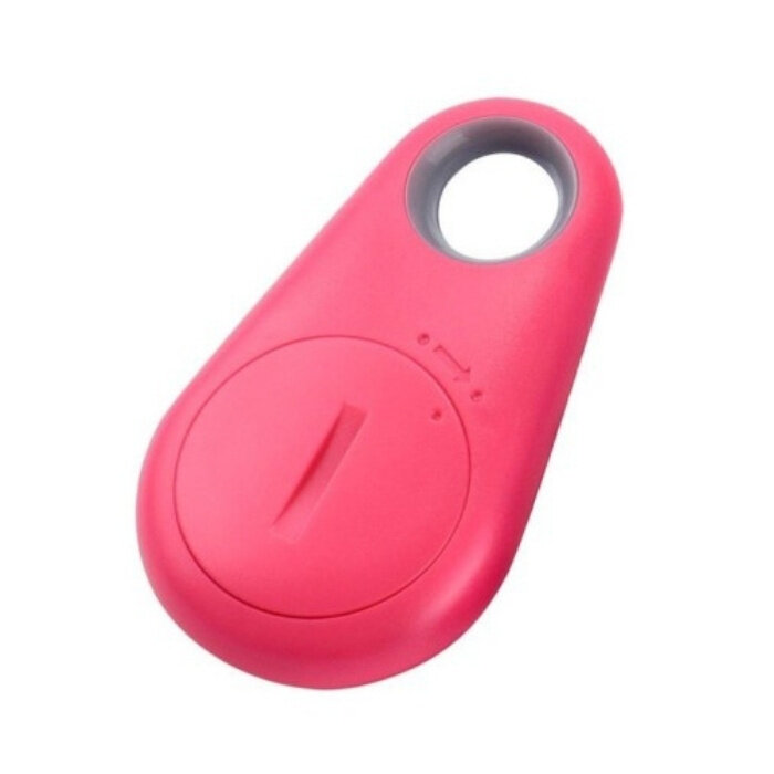 iTag bluetooth трекер метка брелок локатор антипотеряшка со звуком для поиска ключей телефона детей и др Розовый