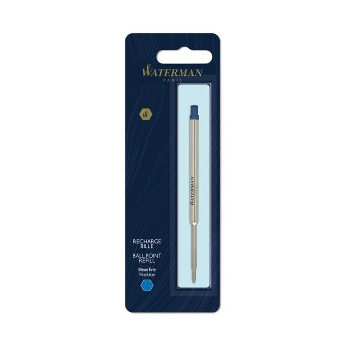 Waterman Стержень шариковый Waterman Standard Maxima Refill BP, 0,5 мм, син чернил, блистер 1964016