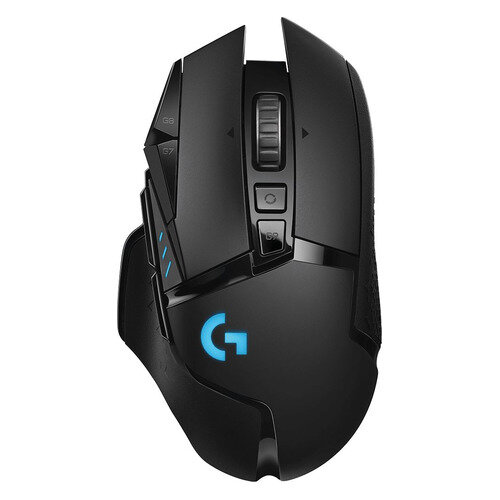 Мышь Logitech G502 Lightspeed, игровая, оптическая, беспроводная, USB, черный [910-005568]