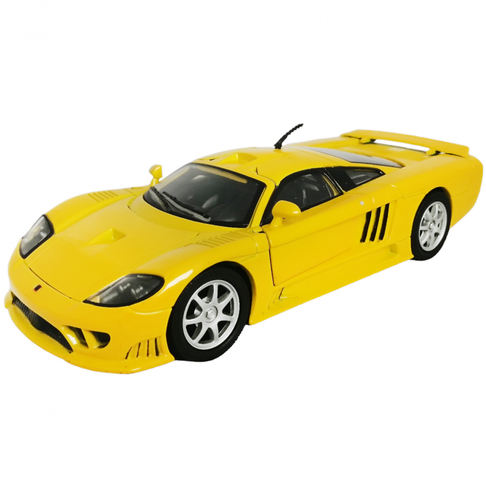 Saleen S7 масштаб 1:24 коллекционная металлическая модель автомобиля MotorMax yel