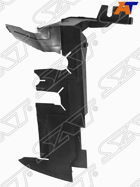 Воздуховод радиатора правый для Шкода Октавия А5 2004-2009 год выпуска (Skoda Octavia A5) SAT ST-SD26-009G-1