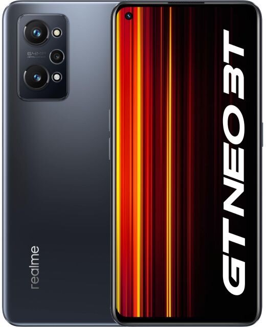 Смартфон realme GT Neo 3T 8/128 ГБ, черный (RU)