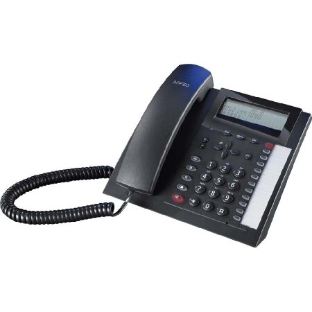 Аналоговый телефон со шнуром черного цвета T 18 sw